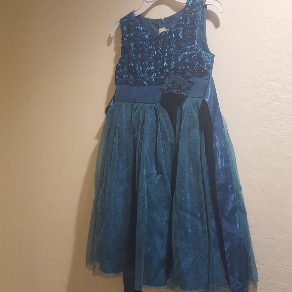 Girls Teal Dress